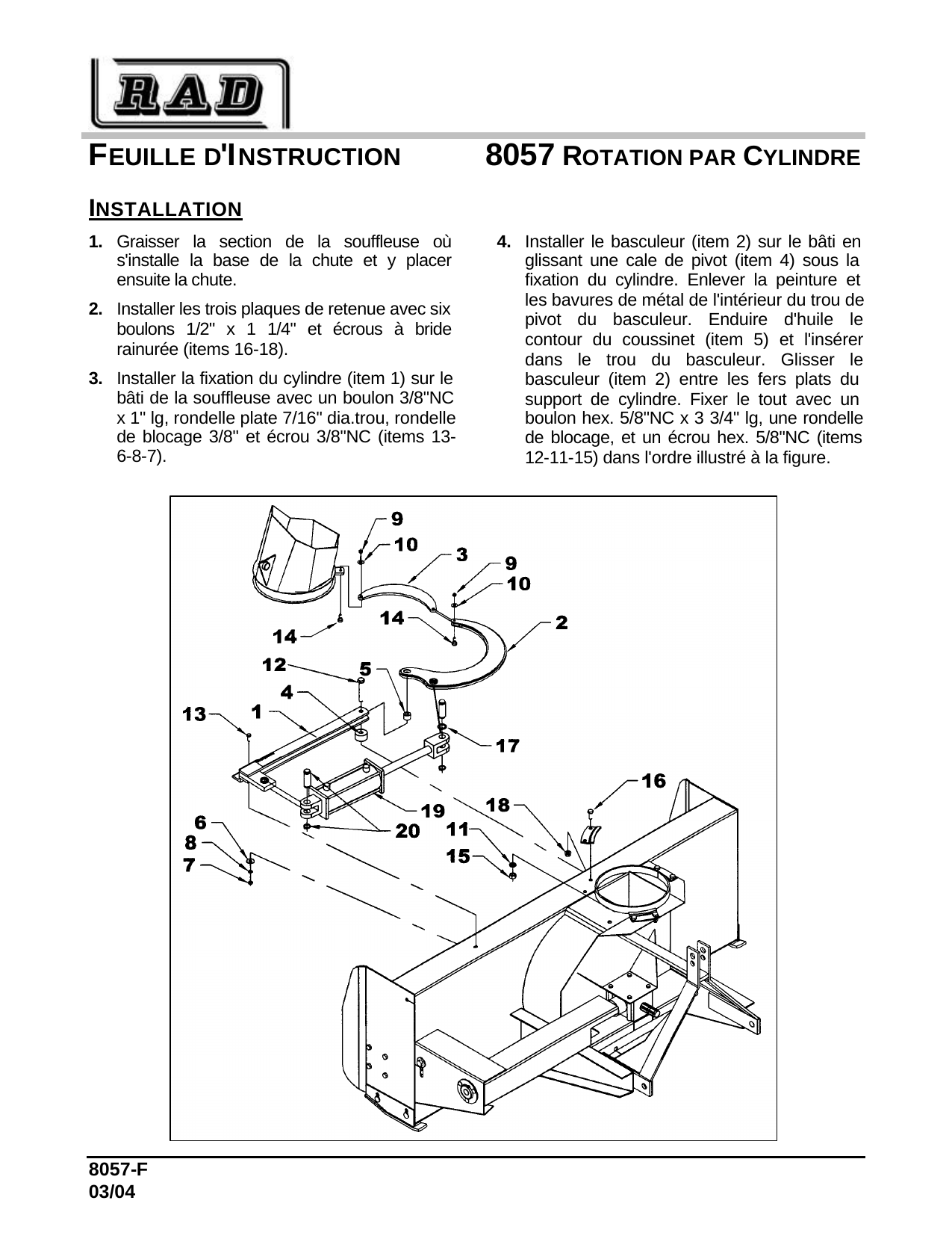 8057  Rotation Hydraulique