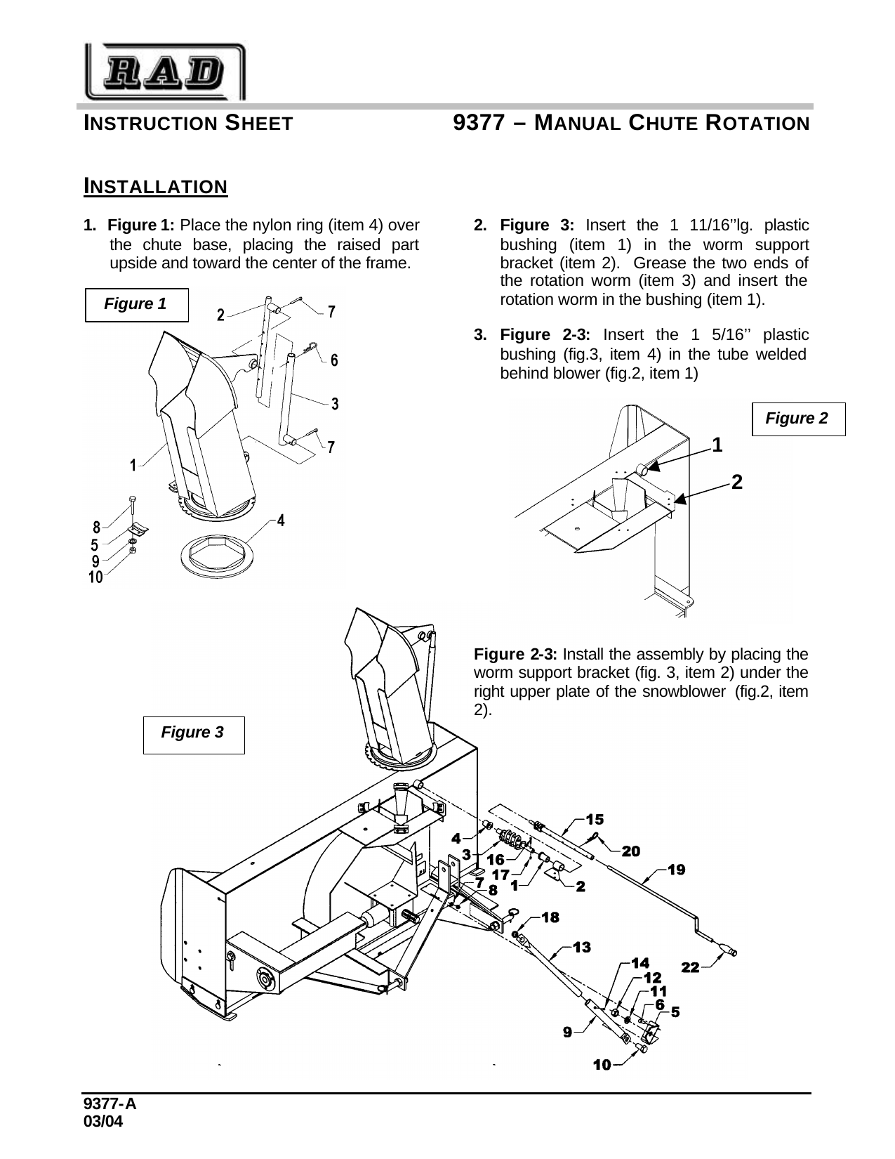 9377  Rotation Manuelle