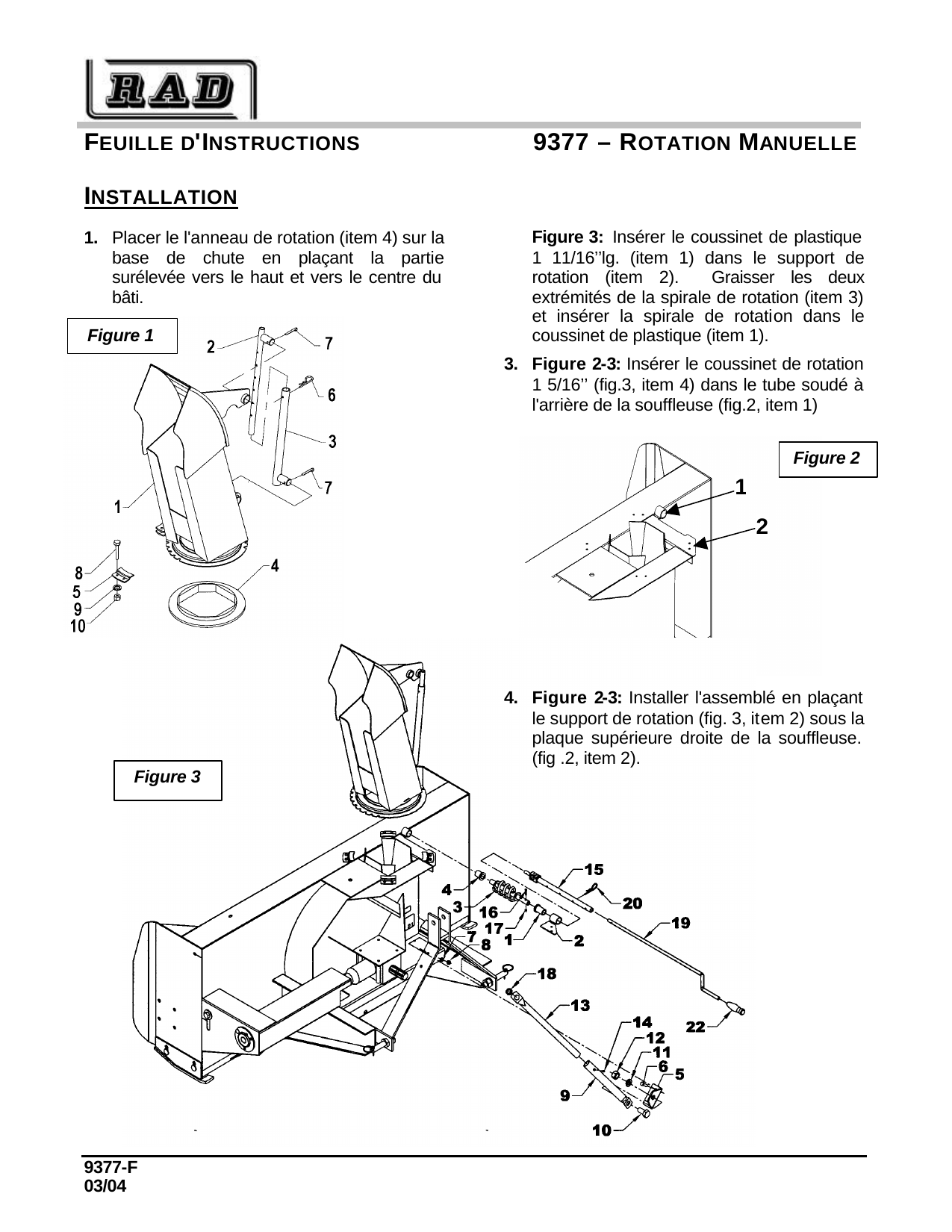 9377  Rotation Manuelle