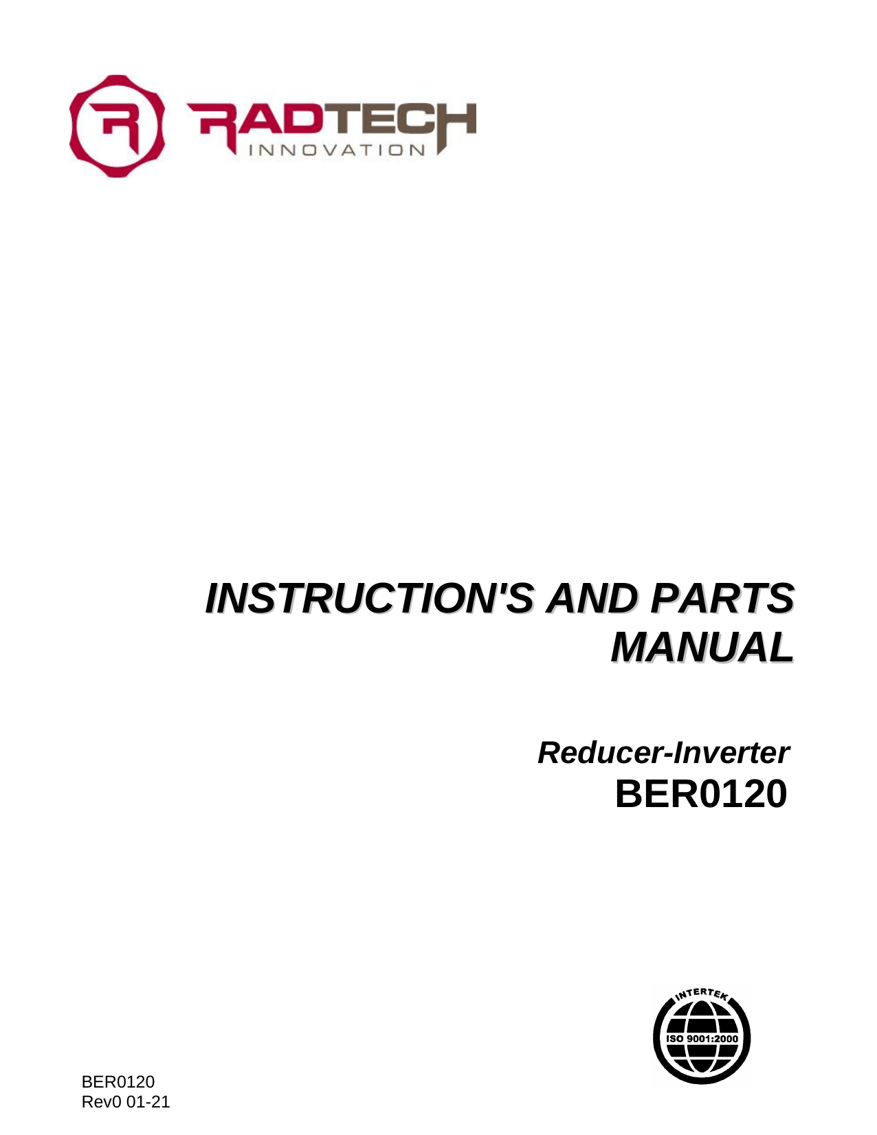 BER0120 Réducteur inverseur