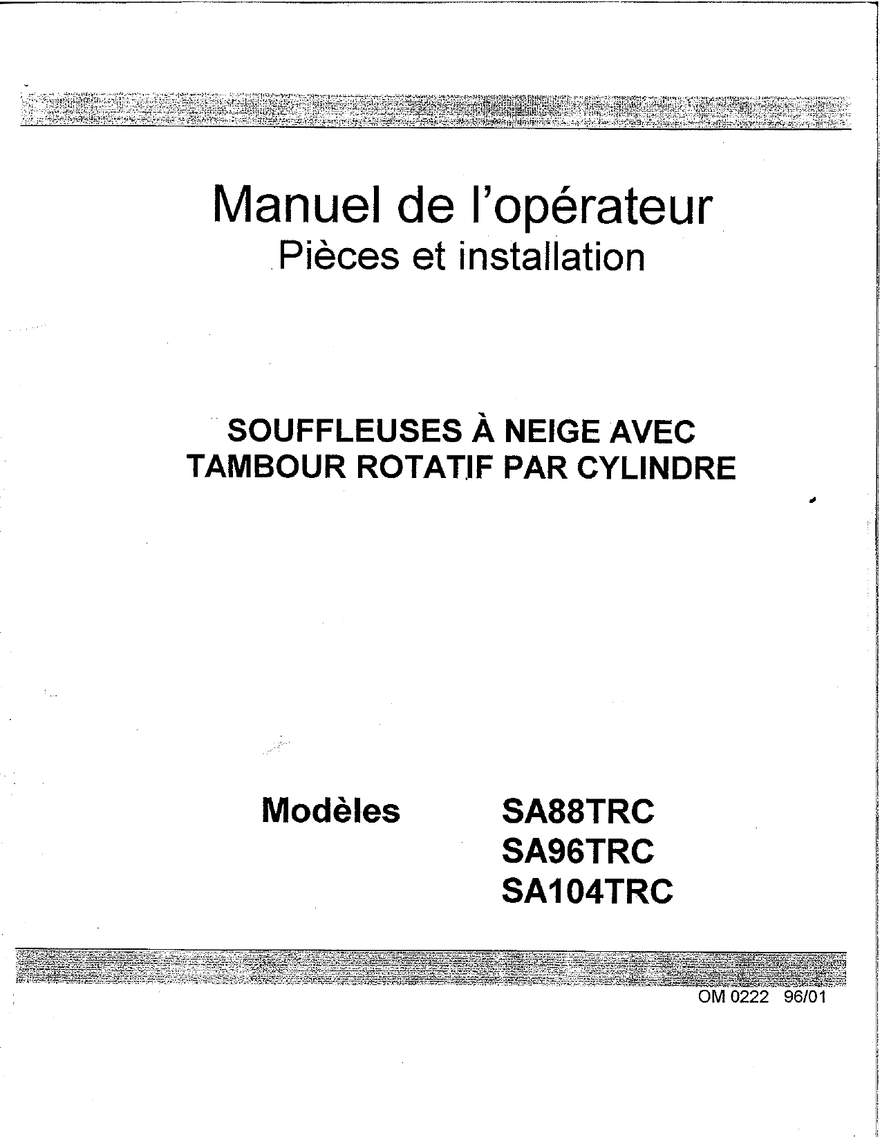 SA88-96-104 TRC- ancien 1996